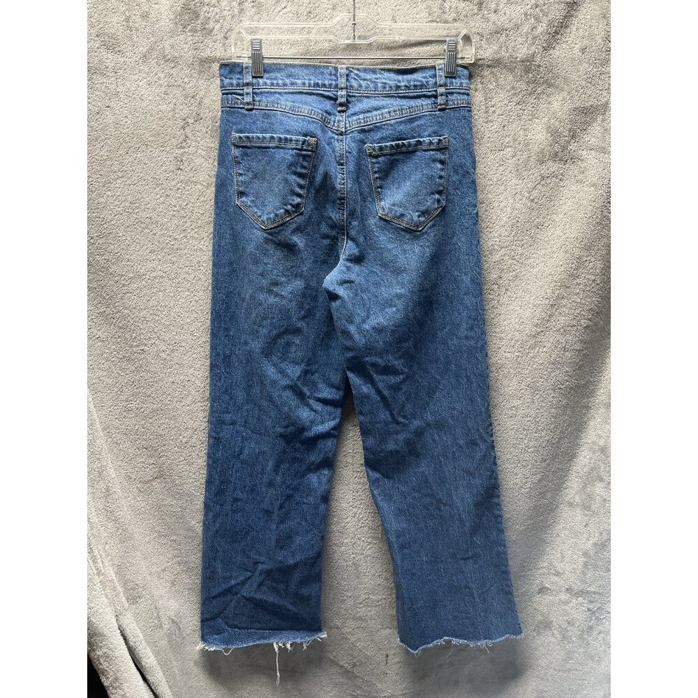 Kensie Jeans Women’s 4 27 The Carla High Rise Wide Leg Denim Blue Wash  Retro - Picture 4 of 4